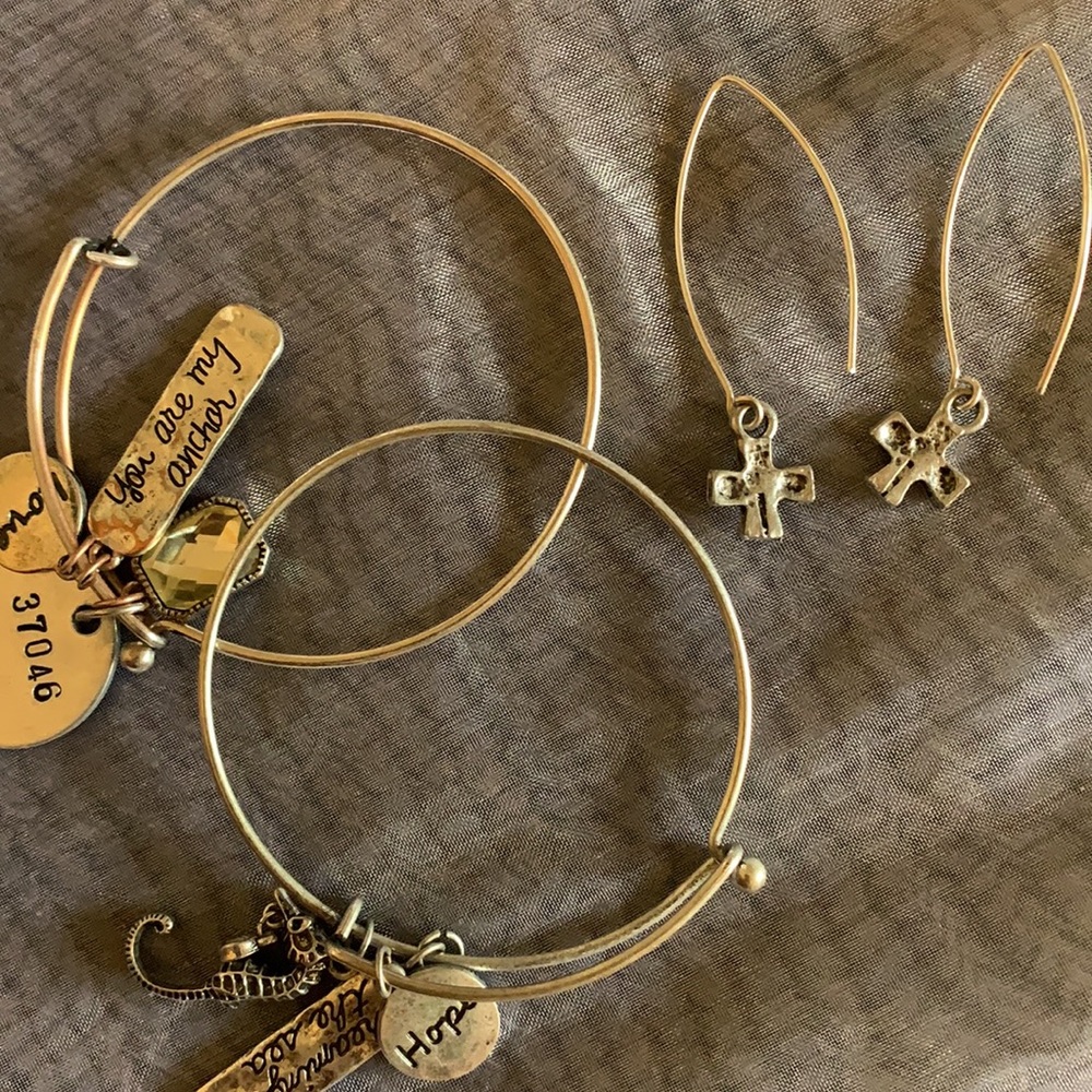 Charm bracelets & earrings